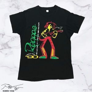 Vintage Reggae Sunsplash Tour Festival T-Shirt